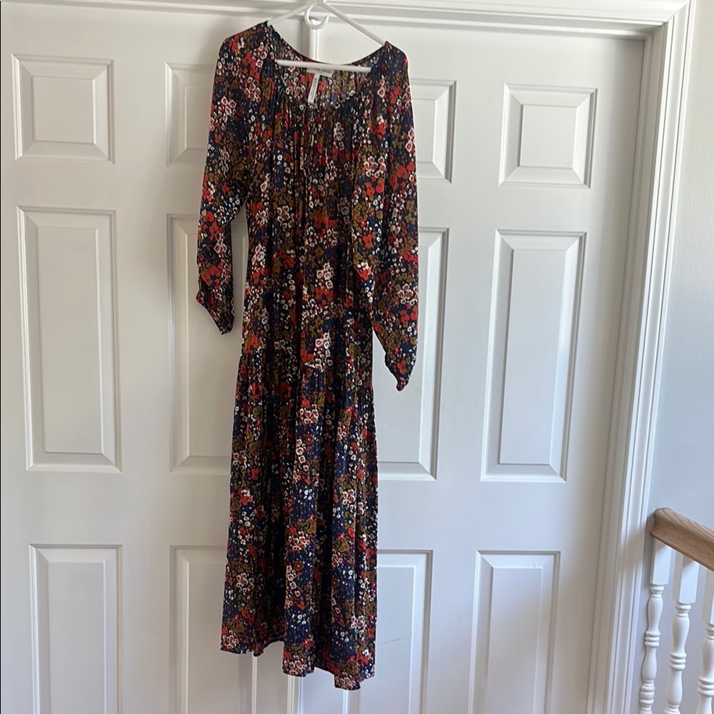 Apiece Apart Red, Blue and White Dress